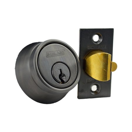 SCHLAGE COMMERCIAL Schlage Commercial B252P613 Double Cylinder 6 Pin Deadlatch Deadbolt C Keyway 12103 Latch 10001 B252P613